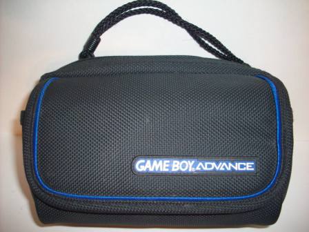 GBA Storage & Travel Case (Black/Blue) - Gameboy Adv. Accessory